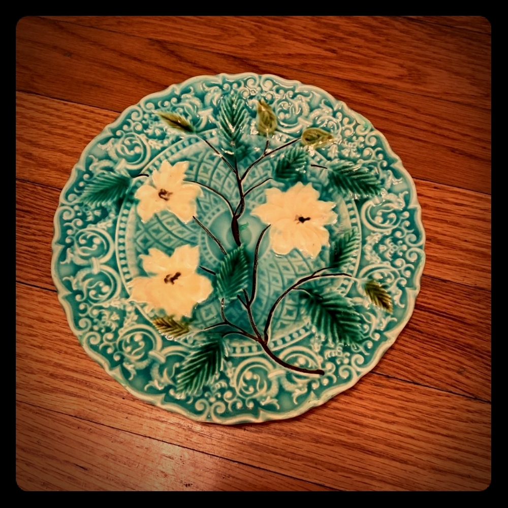 Antique stamped collectable plate